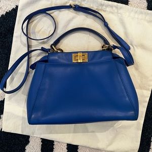 Fendi Nappa Mini Peekaboo Iconic Bag
